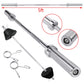 1.5m Olympic Weightlifting Bar For Cross Training Weight Lifting With Hole - Silver