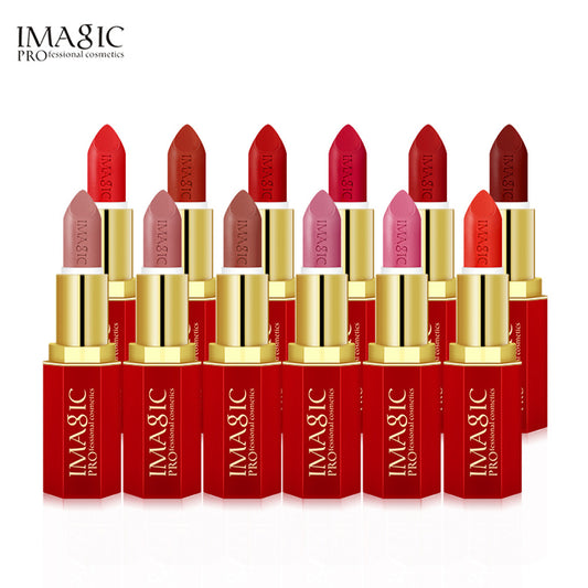 6PCS Non-Fade Velvet Matte Makeup Lipsticks Set Long lasting Net Wt.0.12oz - Multicolor