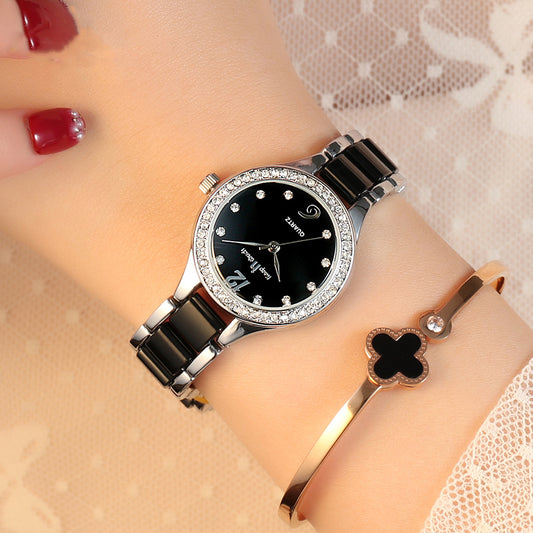 Women Watches Luxury Quartz Female Wrist Watches - Gold