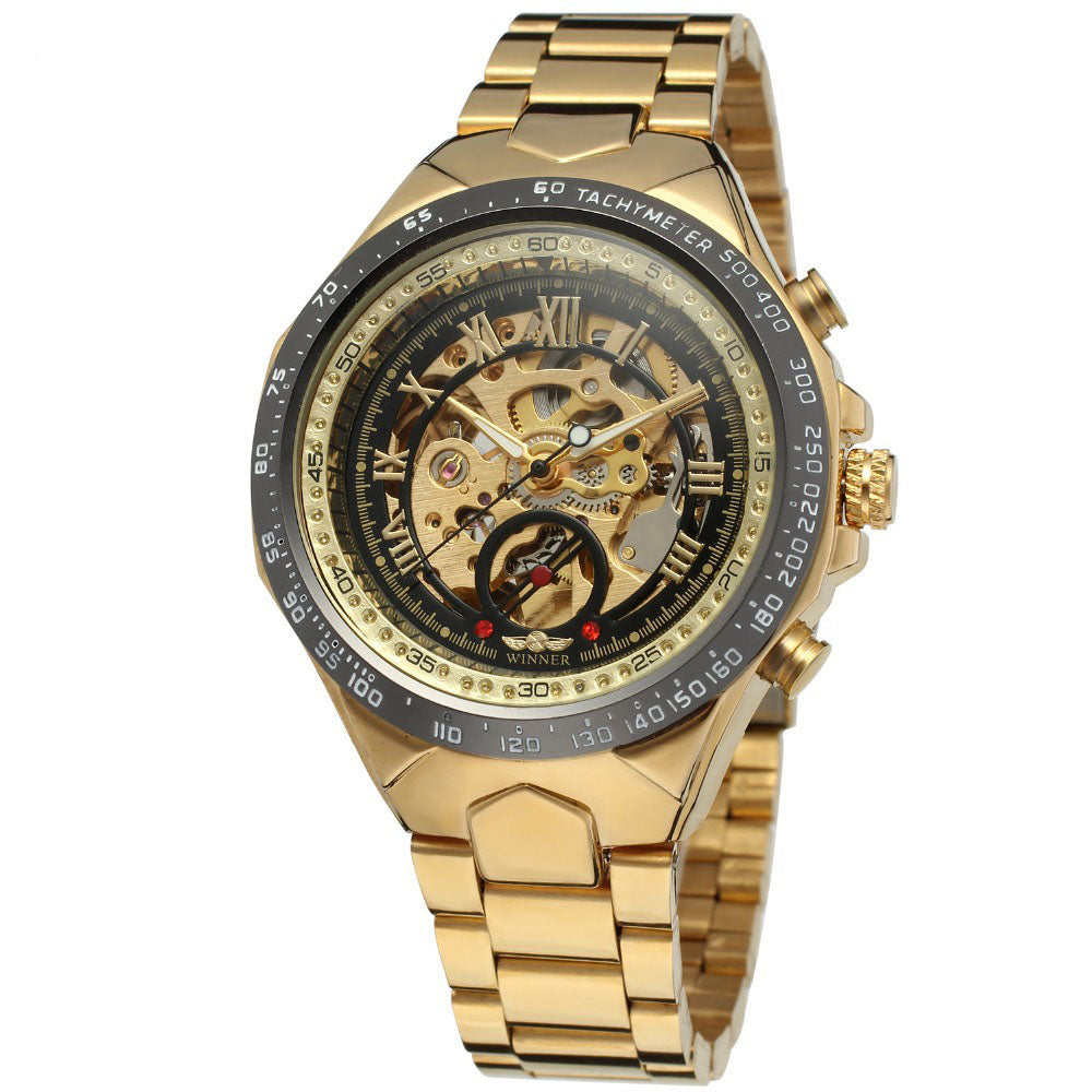 Hollow Automatic Mechanical Watch - 9