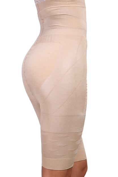 Women Seamless High Waist Shapewear Short Tummy Control - Nude / XL