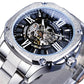 Automatic mechanical watch - Rose gold blue