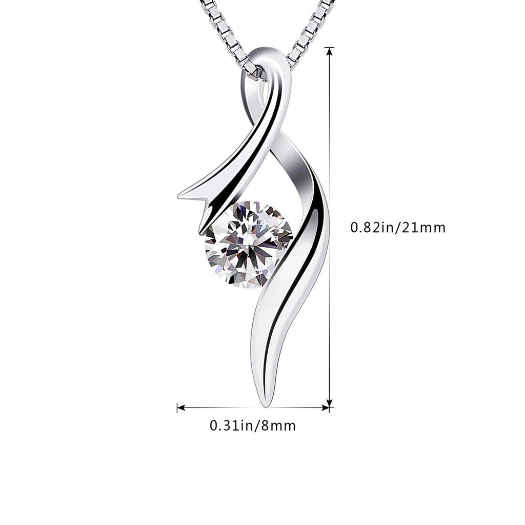 Fashion Jewelry Charm Silver Plated Pendant Hollow Necklace Elegant Retro - Silver