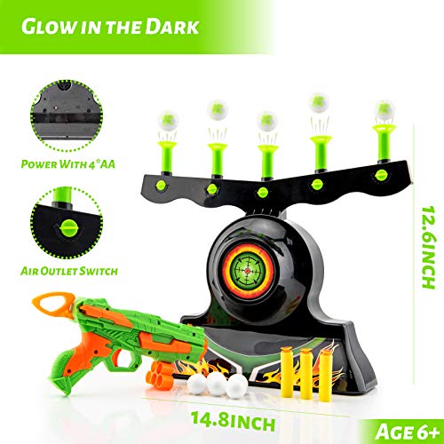 Shooting Targets for Nerf Game Glow in The Dark Floating Ball Target Practice Toys for Kids Boys - default