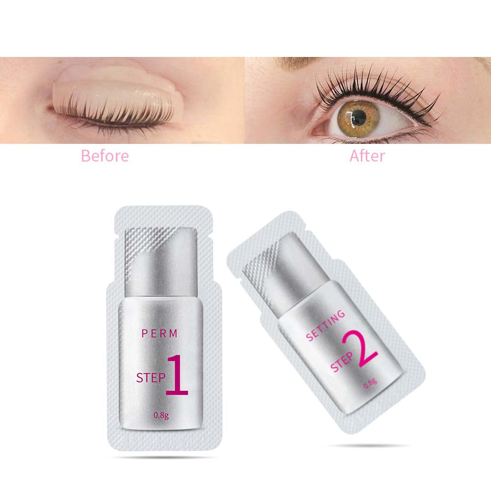 ICONSIGN 10 Pairs Pouch Eyelash Perm Lotion Lashes Lift Quick Perming 5 To 8 Minutes Beauty Makeup Tools - 10Pairs