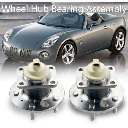 2 Rear Wheel Hub Bearing & Hub Assembl-y For Chev-y Impal-a Pontiac Grand Pri-x - Black