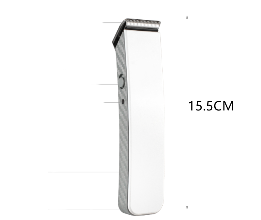 Men And Women Fashion Simple Rechargeable Shaving Trimmer - White / EU