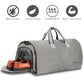 Modoker bag with Shoulder Strap Duffel Bags Multiple Pockets Grey - Grey / Czech Republic