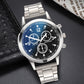 Luxury Men's Business Quartz Watches Stainless Steel Round Dial Casual Watch Man Watches 2021 Modern Classic Horloges Mann #S30 - D