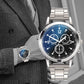 Luxury Men's Business Quartz Watches Stainless Steel Round Dial Casual Watch Man Watches 2021 Modern Classic Horloges Mann #S30 - D