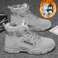 Ankle boots men snow boots winter warm Lace-up men shoes - 517-2 black / 43 / United States