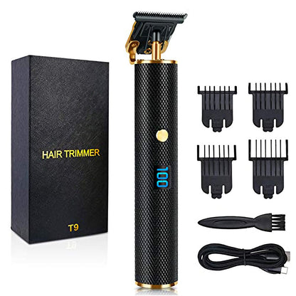 Men Hair Clippers, Professional Outliner Hair Trimmer, Wireless Hair Cutting Kit USB Rechargeable - default