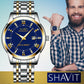 Men's Watch Stainless Steel Quartz Luminous Classic Business Wristwatch For MEN - Silver