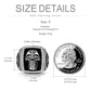 Sterling Silver Cross Skull Rings for Men Halloween Jewelry - silver / US 9