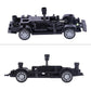 1:32 DIY Disassembled And Assembled Pull Back Truck Support Multiplayer Battle - As Shown