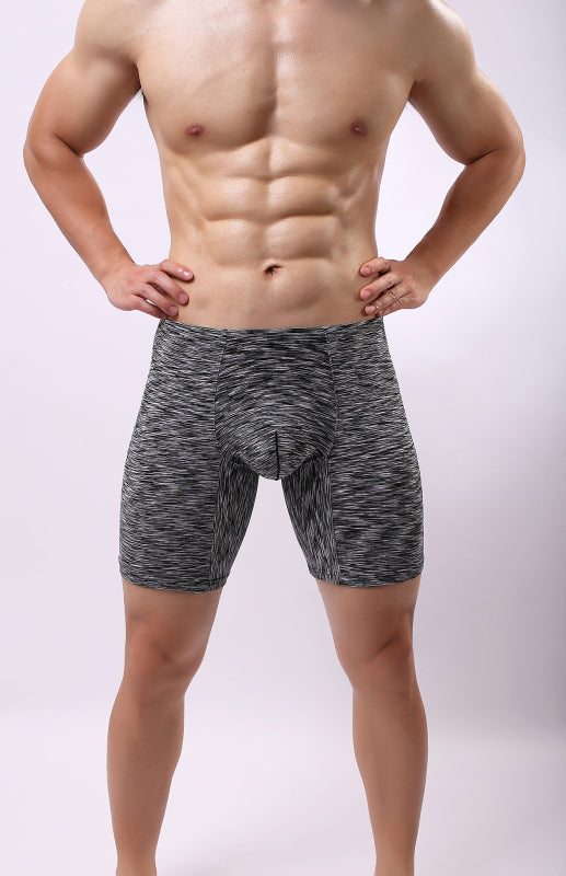 Men's Comfortable Breathable Boxer Briefs - Neutral grey / XXL